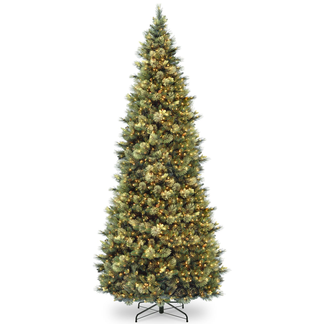 10ft. Pre-Lit Carolina Pine Artificial Christmas Tree, Clear Lights